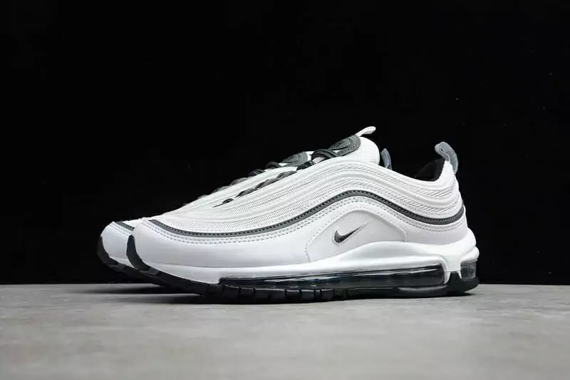 nike air max 97 air sprung homme et femme blanc gris noir3